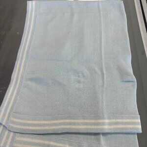 Antonella Blue Knit Blanket